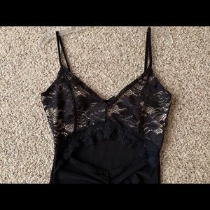 Stay or leave lace mini dress